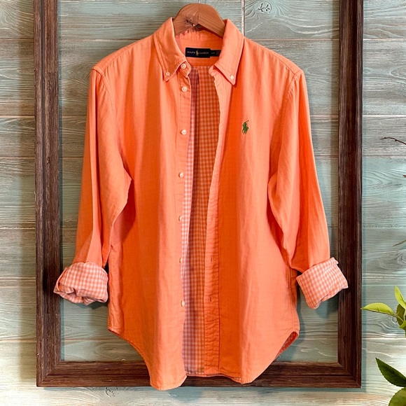 Ralph Lauren Other - Ralph Lauren Gingham Plaid Lined Button Down Shirt